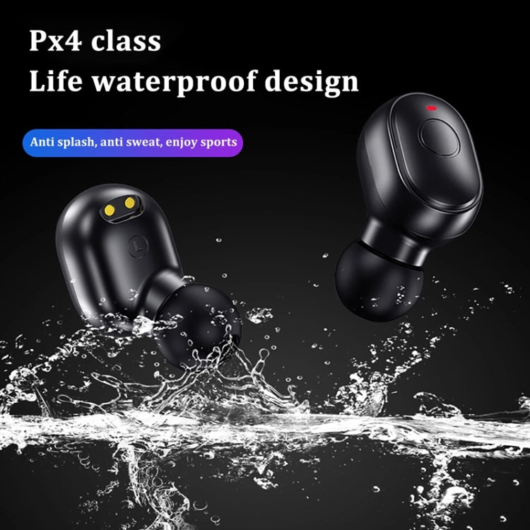 T&G TG911 Bluetooth V5.1 Sport Waterproof Mini Touch-Control Noise Cancelling Earphones(Black) - Bluetooth Earphone by T&G | Online Shopping South Africa | PMC Jewellery