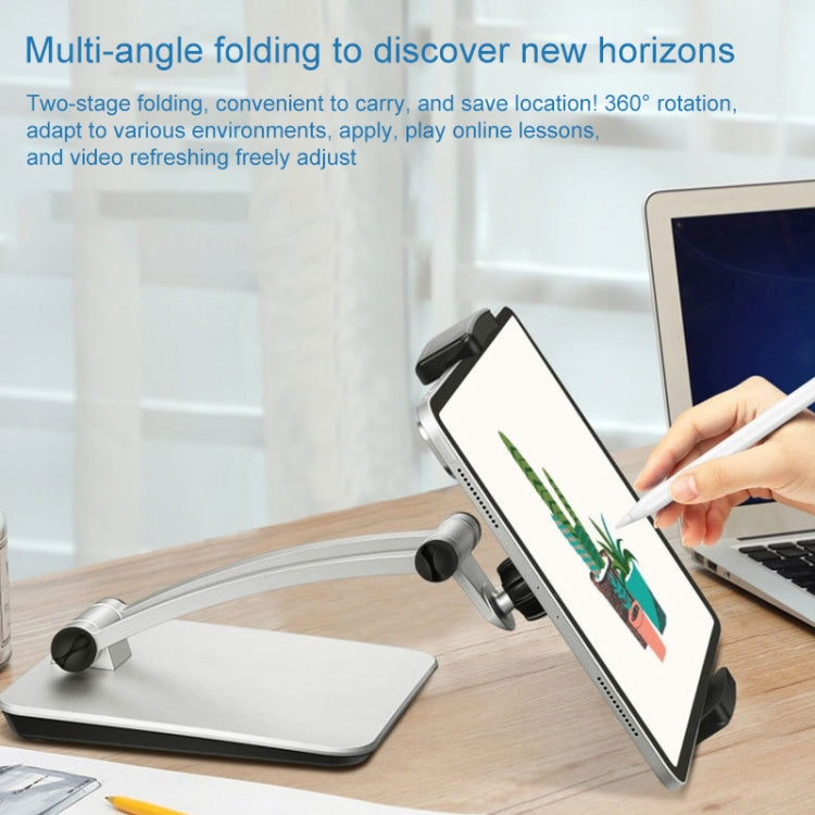 S10 Aluminum Alloy Tablet Stand, Flat Laptop Frame, Folding Desk Accessories - Desktop Holder by PMC TechLife | Online Shopping South Africa | PMC TechLife
