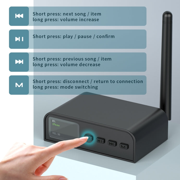 BT07 2 in 1Bluetooth 5.1 Audio Receiver & Transmitter Supports Fiber / Coaxial / 3.5mm - free shipping - PMC TechLife - Order now!