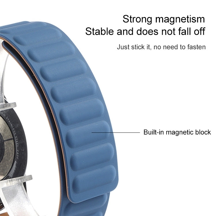 For Samsung Galaxy Live SM-R382 Silicone Magnetic Watch Band(Gray) - Watch Bands by PMC TechLife | Online Shopping South Africa | PMC TechLife | Buy Now Pay Later Mobicred