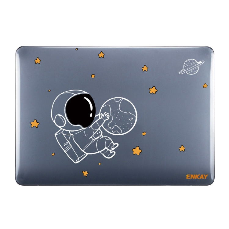 For MacBook Air 13.3 inch A1932 2018 ENKAY Spaceman Pattern Laotop Protective Crystal Case(Spaceman No.5) - MacBook Air Cases by ENKAY | Online Shopping South Africa | PMC TechLife | Buy Now Pay Later Mobicred