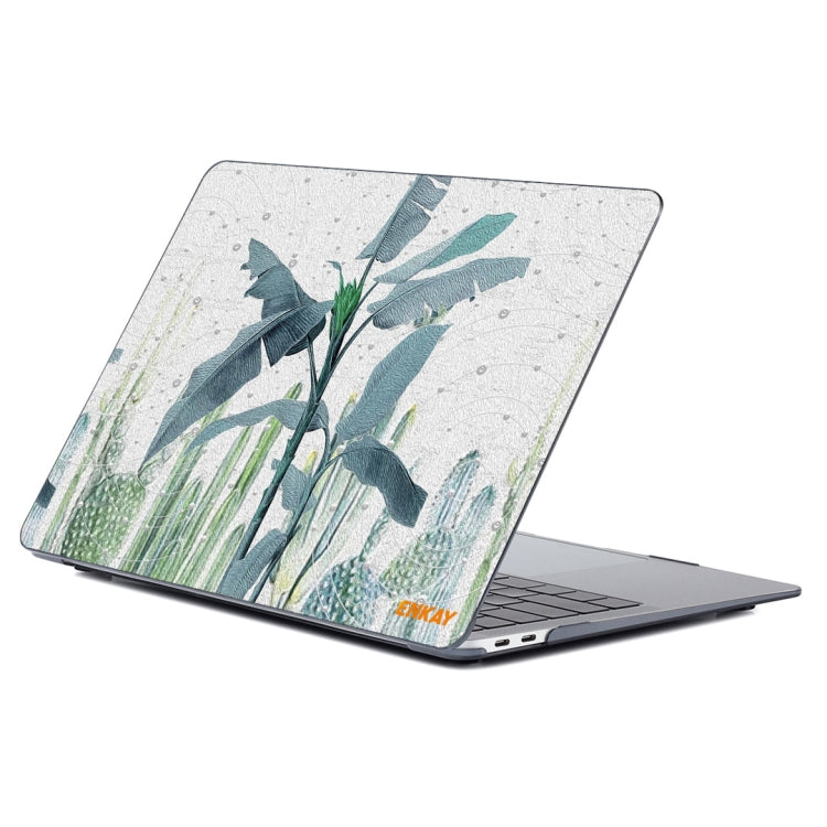 ENKAY Hat-Prince Natural Series Laotop Protective Crystal Case for MacBook Pro 13.3 inch A2251 / A2289 / A2338 2020(Banana Leaves) - MacBook Pro Cases by ENKAY | Online Shopping South Africa | PMC Jewellery