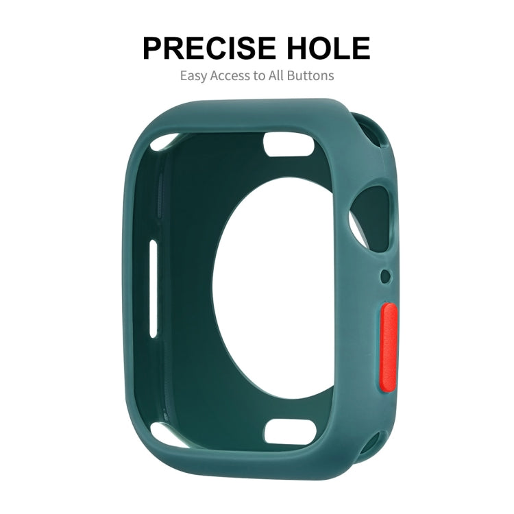 ENKAY  TPU Case  + Full Coverage PET Screen Protector For Apple Watch Series 8 / 7 41mm(Dark Blue) - free shipping - PMC TechLife - Order now!