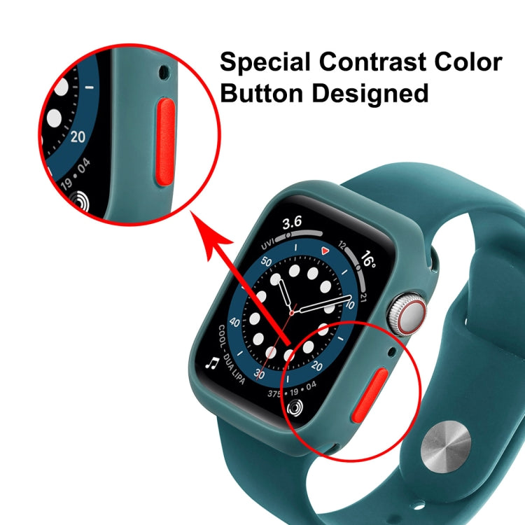 ENKAY  TPU Case  + Full Coverage PET Screen Protector For Apple Watch Series 8 / 7 41mm(Dark Blue) - free shipping - PMC TechLife - Order now!