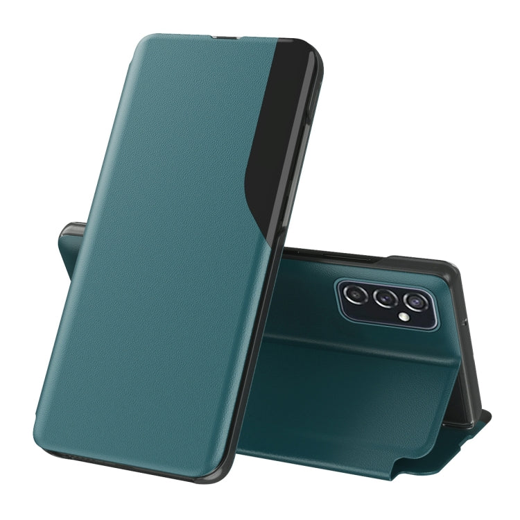 For Samsung Galaxy A33 5G Attraction Flip Holder Leather Phone Case(Green) - Galaxy Phone Cases by PMC TechLife | Online Shopping South Africa | PMC TechLife