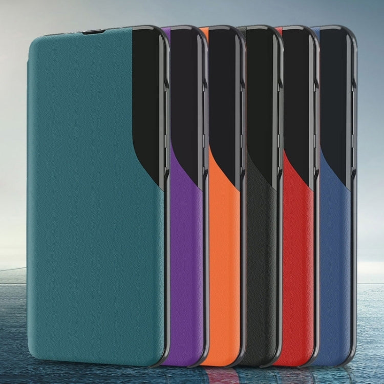 For Samsung Galaxy A33 5G Attraction Flip Holder Leather Phone Case(Green) - Galaxy Phone Cases by PMC TechLife | Online Shopping South Africa | PMC TechLife