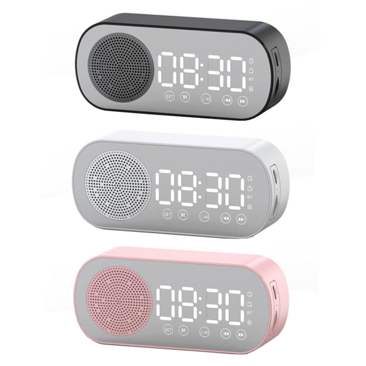 Z7 Digital Bluetooth 5.0 Speaker Multi-function Mirror Alarm Clock FM Radio(Black) - Desktop Speaker by PMC TechLife | Online Shopping South Africa | PMC TechLife