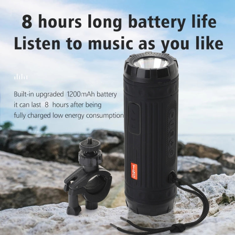 T&G TG312 LED Outdoor Portable Multifunctional Wireless Bluetooth Speaker(Blue) - Waterproof Speaker by T&G | Online Shopping South Africa | PMC TechLife | Buy Now Pay Later Mobicred