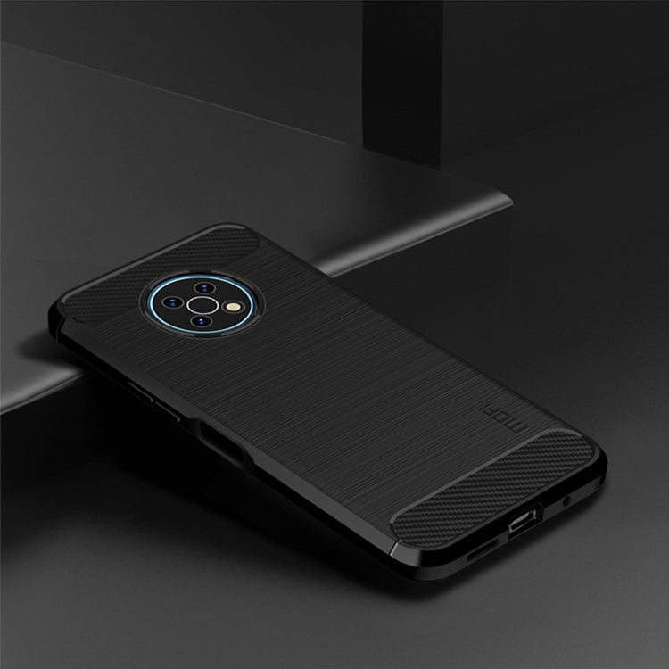 For Nokia G50 MOFI Gentleness Brushed Carbon Fiber Soft TPU Case(Black) - Nokia Cases by MOFI | Online Shopping South Africa | PMC TechLife | Buy Now Pay Later Mobicred