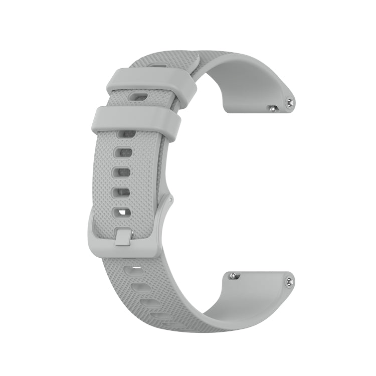 Compatible with Garmin Vivomove 3 Small Lattice Silicone Watch Band(Gray) - Watch Bands by PMC TechLife | Online Shopping South Africa | PMC TechLife | Buy Now Pay Later Mobicred
