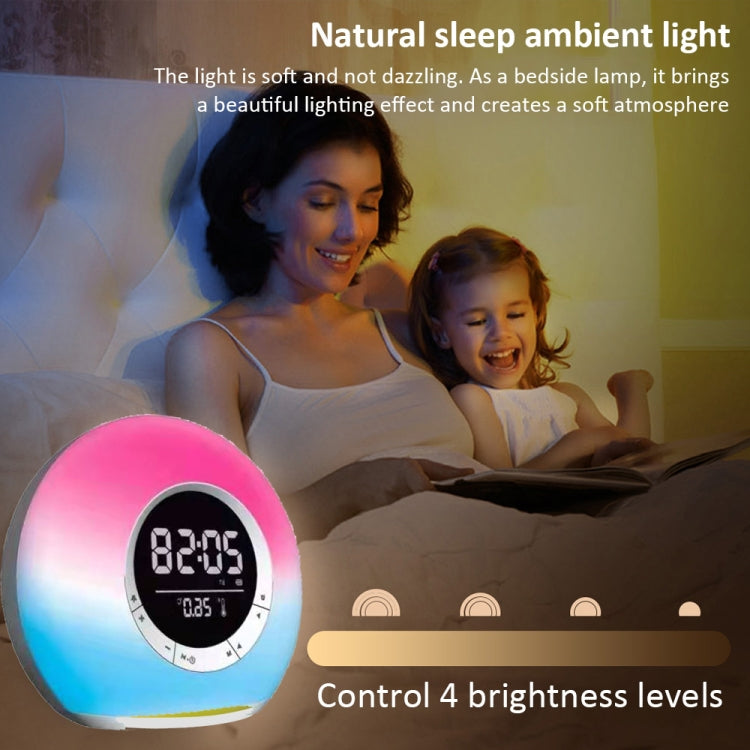 P11 LED Atmosphere Light Bluetooth Speaker with Alarm & Temperature Display - Desktop Speaker by PMC TechLife | Online Shopping South Africa | PMC TechLife