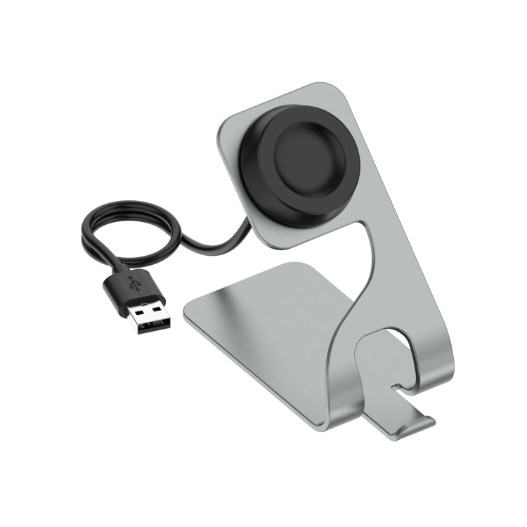 For Huawei Watch 3 Rotatable Magnetic Metal Charging Base(Gray) - Charger by PMC TechLife | Online Shopping South Africa | PMC TechLife | Buy Now Pay Later Mobicred