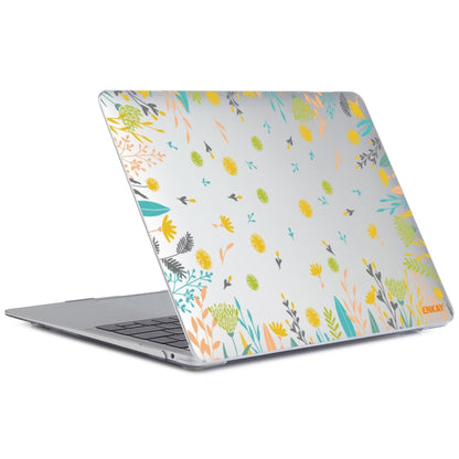 ENKAY Flower Series Pattern Laotop Protective Crystal Case For MacBook Pro 13.3 inch A2251 / A2289 / A2338 2020(Dandelion) - MacBook Pro Cases by ENKAY | Online Shopping South Africa | PMC Jewellery