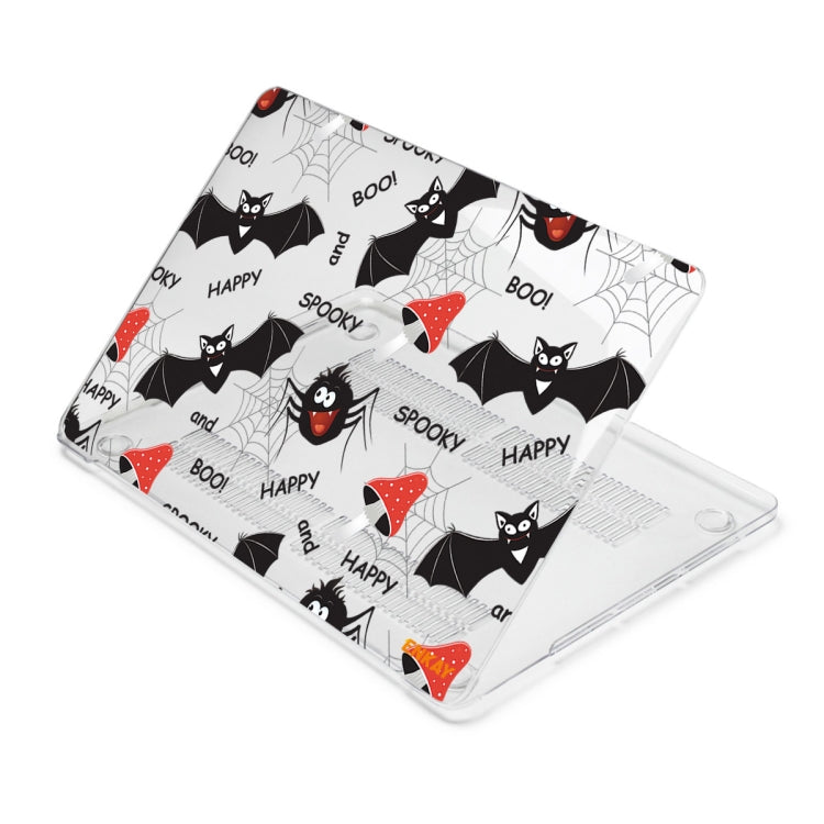 For MacBook Air 13.3 inch A1932 / A2179 / A2337 ENKAY Animal Series Pattern Laotop Protective Crystal Case(Bat) - MacBook Air Cases by ENKAY | Online Shopping South Africa | PMC Jewellery