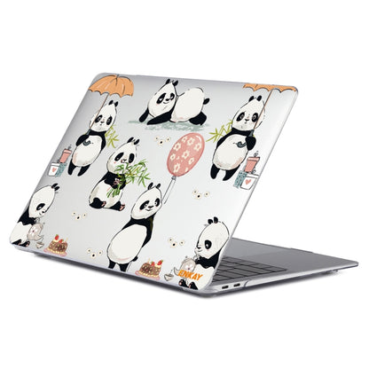 For MacBook Air 13.3 inch A1932 / A2179 / A2337 ENKAY Animal Series Pattern Laotop Protective Crystal Case(Panda) - MacBook Air Cases by ENKAY | Online Shopping South Africa | PMC Jewellery