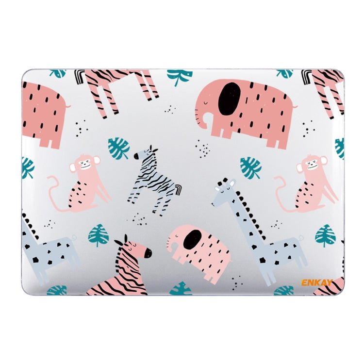 ENKAY Animal Series Pattern Laotop Protective Crystal Case For MacBook Pro 13.3 inch A2251 / A2289 / A2338 2020(Animals No.2) - MacBook Pro Cases by ENKAY | Online Shopping South Africa | PMC Jewellery