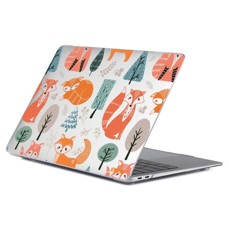 ENKAY Animal Series Pattern Laotop Protective Crystal Case For MacBook Pro 15.4 inch A1707 / A1990(Fox) - MacBook Pro Cases by ENKAY | Online Shopping South Africa | PMC TechLife
