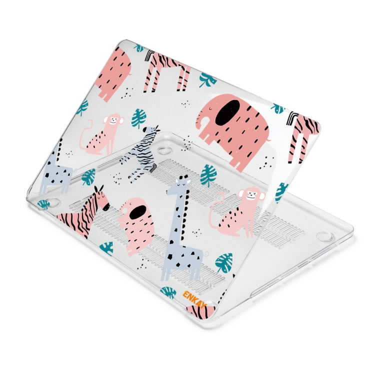 ENKAY Animal Series Pattern Laotop Protective Crystal Case For MacBook Pro 16 inch A2141(Animals No.2) - MacBook Pro Cases by ENKAY | Online Shopping South Africa | PMC Jewellery