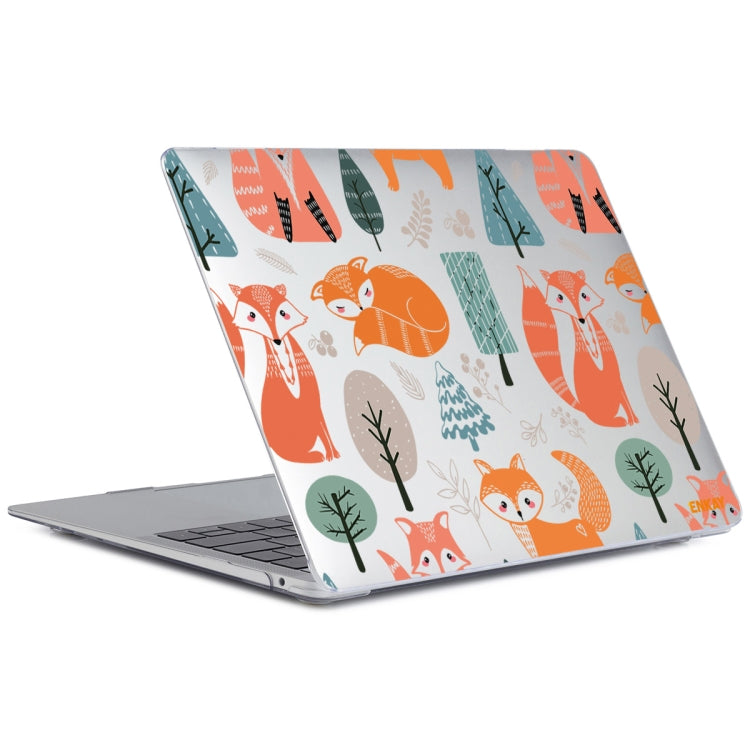 ENKAY Animal Series Pattern Laotop Protective Crystal Case For MacBook Pro 16 inch A2141(Fox) - MacBook Pro Cases by ENKAY | Online Shopping South Africa | PMC Jewellery