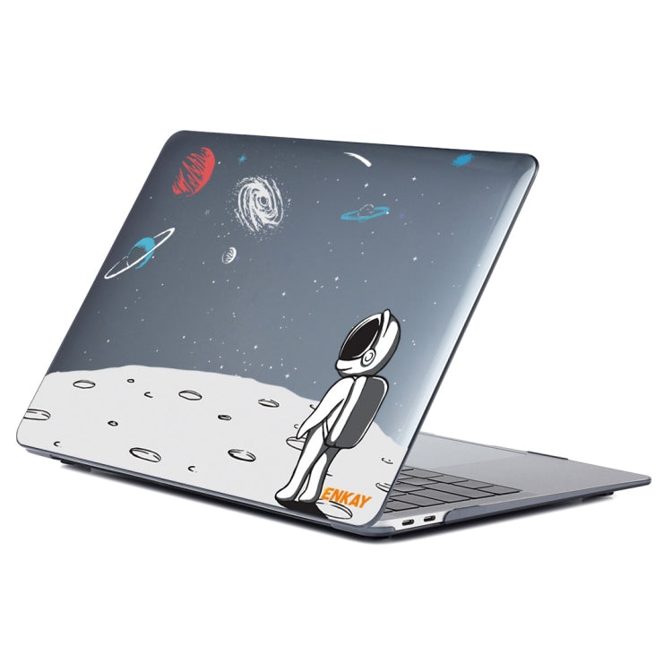 ENKAY Star Series Pattern Laotop Protective Crystal Case For MacBook Pro 14.2 inch A2442 (2021)(Backpack Astronaut) - MacBook Pro Cases by ENKAY | Online Shopping South Africa | PMC TechLife