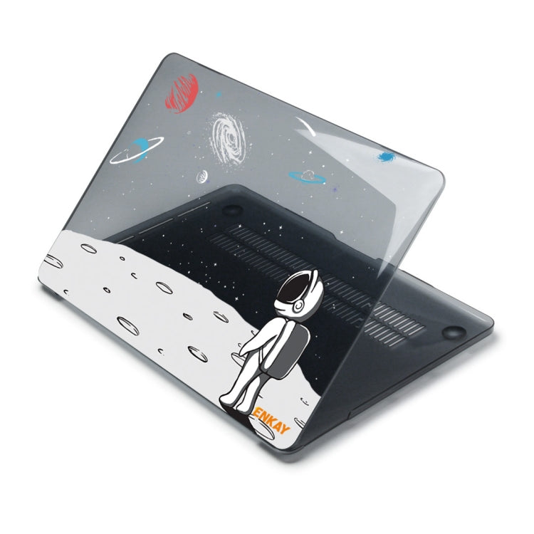 ENKAY Star Series Pattern Laotop Protective Crystal Case For MacBook Pro 15.4 inch A1707 / A1990(Backpack Astronaut) - MacBook Pro Cases by ENKAY | Online Shopping South Africa | PMC TechLife | Buy Now Pay Later Mobicred
