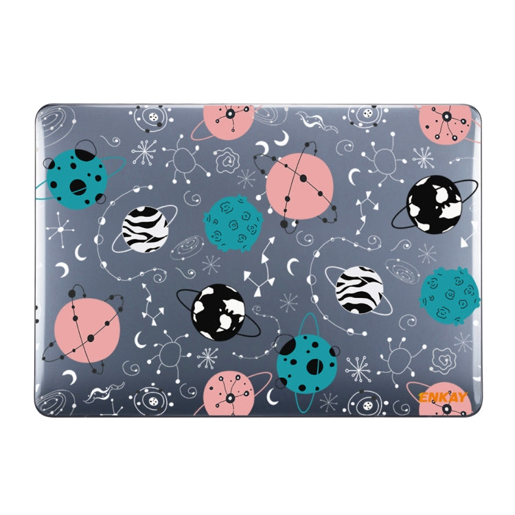 ENKAY Star Series Pattern Laotop Protective Crystal Case For MacBook Pro 15.4 inch A1707 / A1990(Geometric Planet) - free shipping - PMC TechLife - Order now!