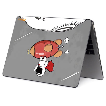 ENKAY Star Series Pattern Laotop Protective Crystal Case For MacBook Pro 16 inch A2141(Rocket Astronaut) - MacBook Pro Cases by ENKAY | Online Shopping South Africa | PMC Jewellery