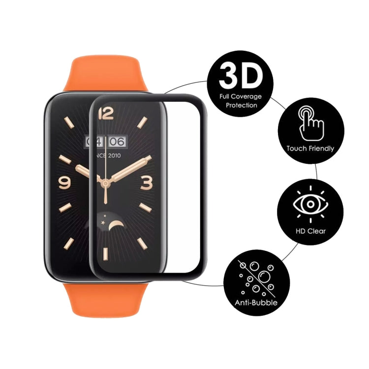 5 PCS For Xiaomi Band 7 Pro ENKAY 3D Full Coverage Soft PC Edge + PMMA HD Screen Protector Film - Screen Protector by ENKAY | Online Shopping South Africa | PMC TechLife | Buy Now Pay Later Mobicred