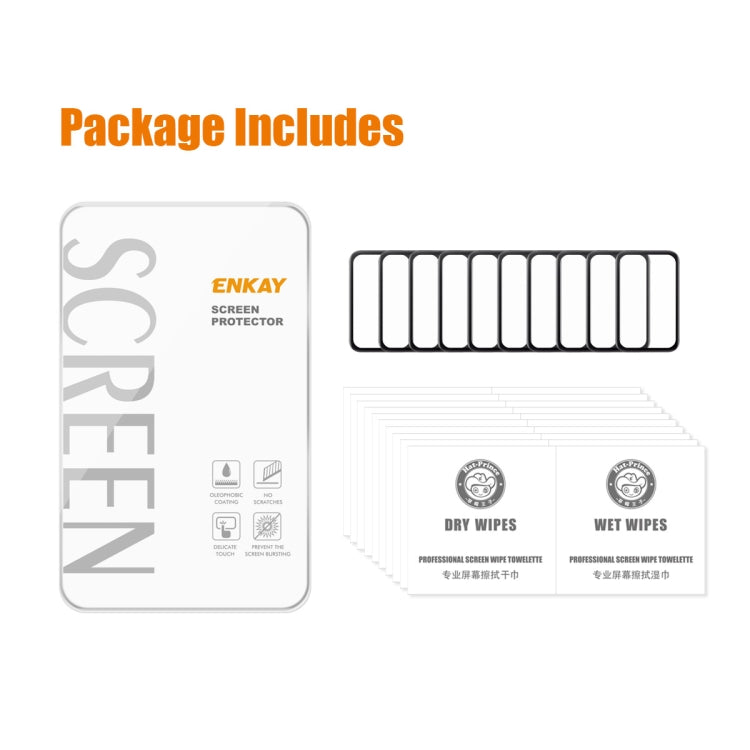 10 PCS For Xiaomi Band 7 Pro ENKAY 3D Full Coverage Soft PC Edge + PMMA HD Screen Protector Film - free shipping - PMC TechLife - Order now!
