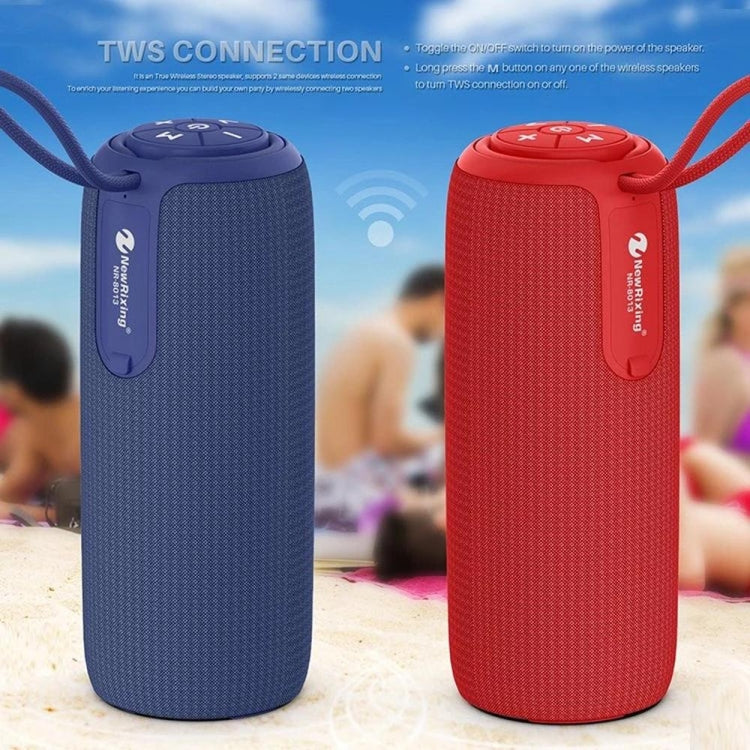 NewRixing NR8013 10W TWS Portable Wireless Stereo Speaker Support TF Card / FM(Green) - free shipping - PMC TechLife - Order now!