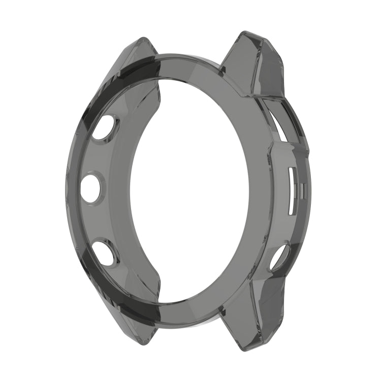 Compatible with Garmin Epix Gen2 Non-full Coverage Hollow TPU Watch Case(Transparent Black) - Watch Cases by PMC TechLife | Online Shopping South Africa | PMC TechLife | Buy Now Pay Later Mobicred