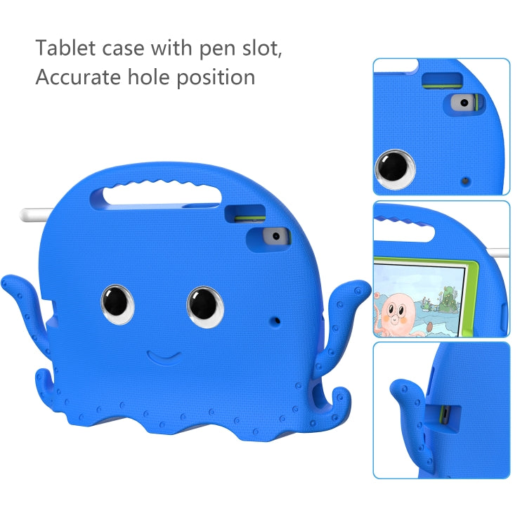 For iPad Air 3 10.5 2019 / Pro 10.5 Octopus Style EVA + PC Tablet Case with Strap(Blue) - free shipping - PMC TechLife - Order now!