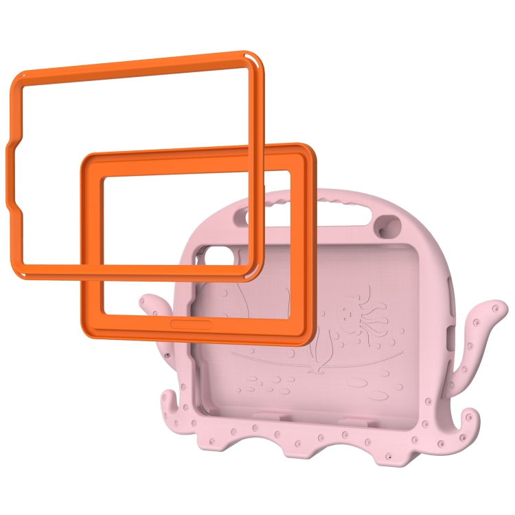 For iPad mini 6 / mini 2024 Octopus Style EVA Hybrid PC Tablet Case with Strap(Pink) - iPad mini 6 Cases by PMC TechLife | Online Shopping South Africa | PMC TechLife | Buy Now Pay Later Mobicred