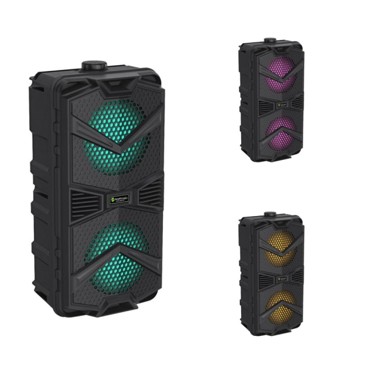 NewRixing NRG5501B Outdoor Portable Karaoke Wireless Speaker 16W Audio Amplifier with Mic - Desktop Speaker by NewRixing | Online Shopping South Africa | PMC TechLife | Buy Now Pay Later Mobicred