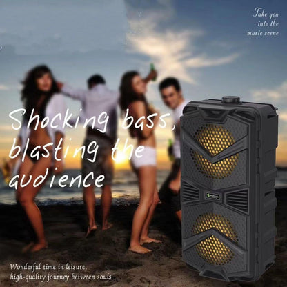 NewRixing NRG5501B Outdoor Portable Karaoke Wireless Speaker 16W Audio Amplifier No Mic - Desktop Speaker by NewRixing | Online Shopping South Africa | PMC Jewellery | Buy Now Pay Later Mobicred