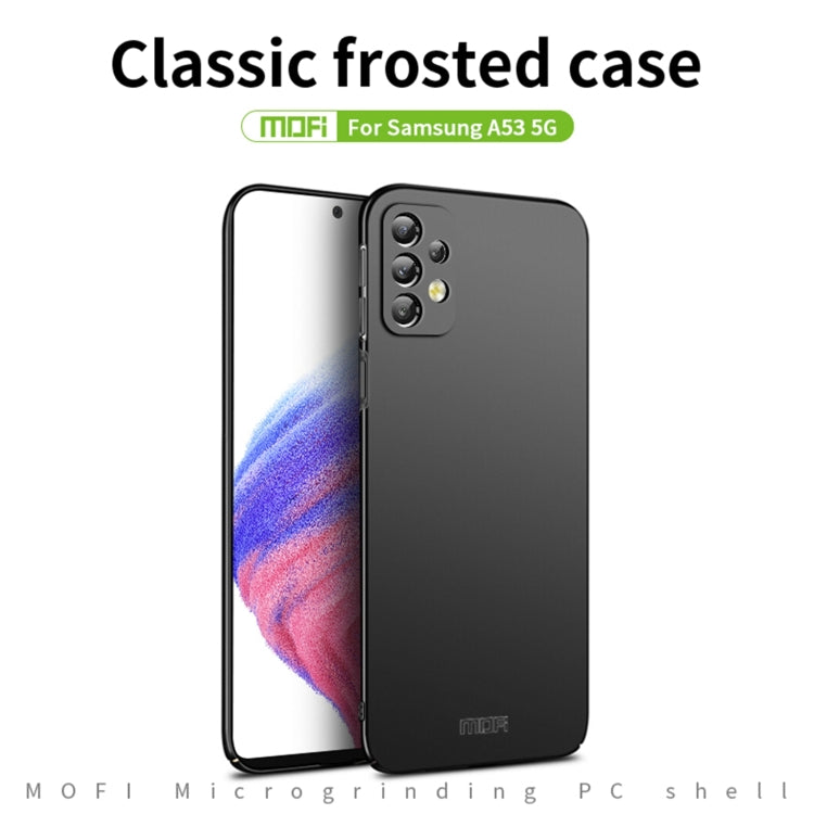 For Samsung Galaxy A53 5G MOFI Frosted PC Ultra-thin Hard Phone Case(Gold) - free shipping - PMC TechLife - Order now!