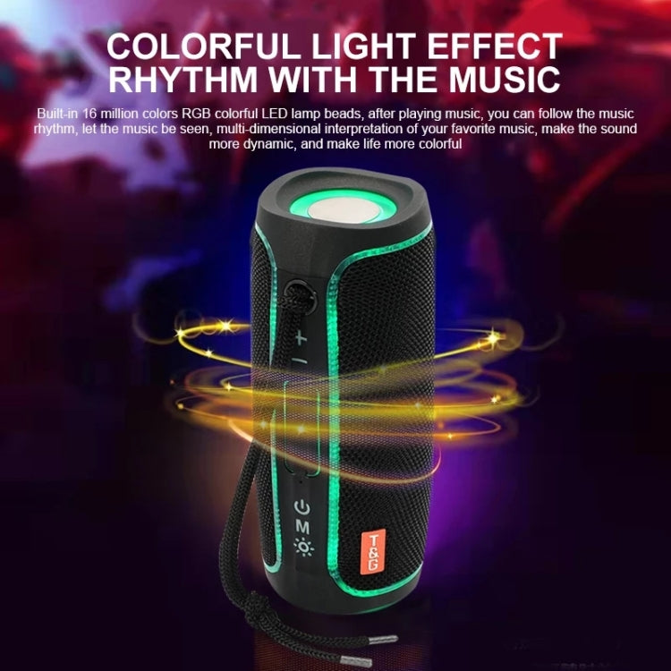 T&G TG288 TWS Portable LED Light Bluetooth Speaker(Red) - free shipping - PMC TechLife - Order now!