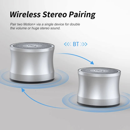 EWA A109+ TWS Stereo Portable Metal Bluetooth Speaker(Sliver) - Mini Speaker by EWA | Online Shopping South Africa | PMC Jewellery | Buy Now Pay Later Mobicred