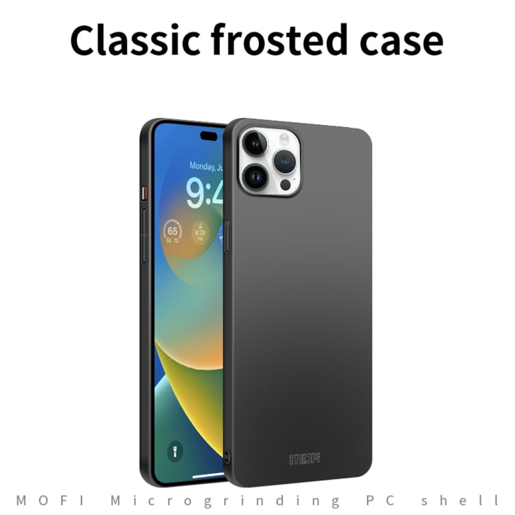 For iPhone 14 Pro Max MOFI Frosted PC Ultra-thin Hard Case (Black) - iPhone 14 Pro Max Cases by MOFI | Online Shopping South Africa | PMC TechLife | Buy Now Pay Later Mobicred