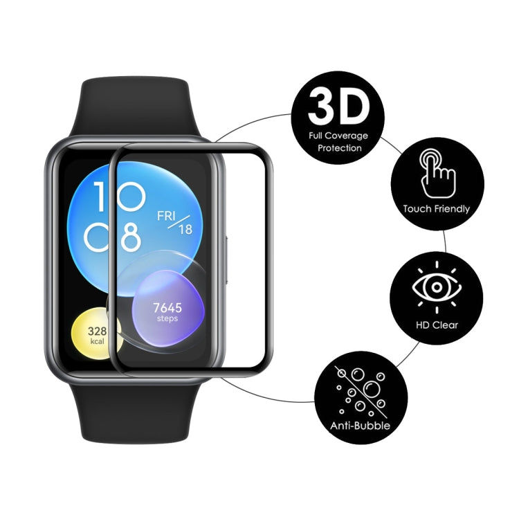 2 PCS For Huawei Watch Fit 2 ENKAY Hat-Prince 3D Full Coverage Soft PC Edge + PMMA HD Screen Protector Film - Screen Protector by ENKAY | Online Shopping South Africa | PMC TechLife | Buy Now Pay Later Mobicred