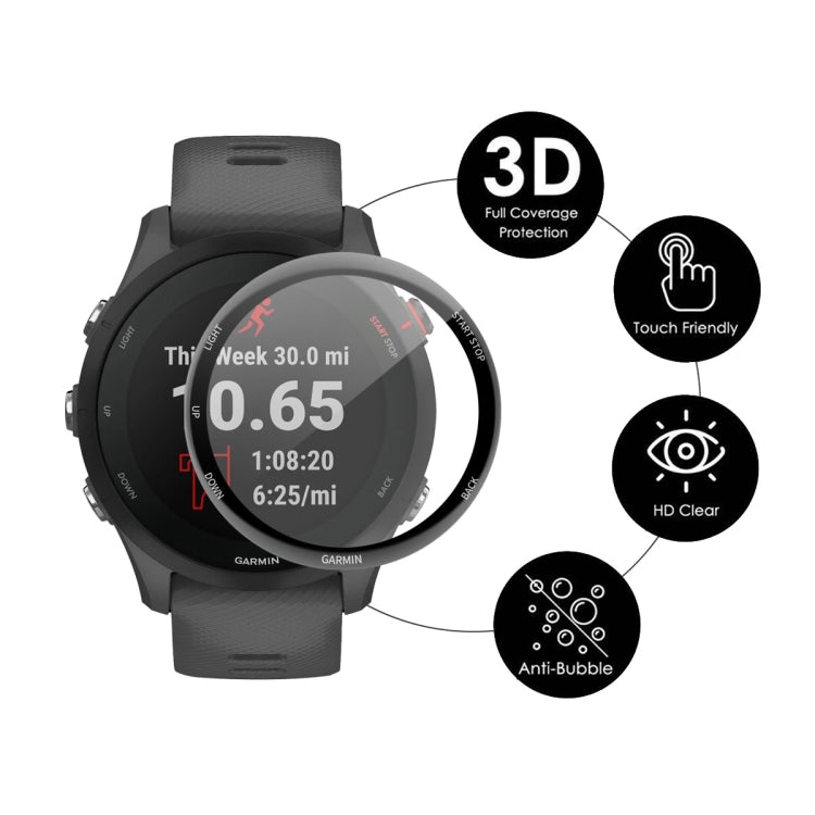1 PC Compatible with Garmin Compatible witherunner 255S ENKAY Hat-Prince 3D Full Coverage Soft PC Edge + PMMA HD Screen Protector Film - Screen Protector by ENKAY | Online Shopping South Africa | PMC TechLife | Buy Now Pay Later Mobicred