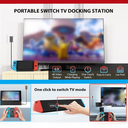 1000Mbs LAN Port 4K HDMI Adapter For Nintendo Switch/Switch OLED (LAN Model) - Holder by PMC Jewellery | Online Shopping South Africa | PMC Jewellery