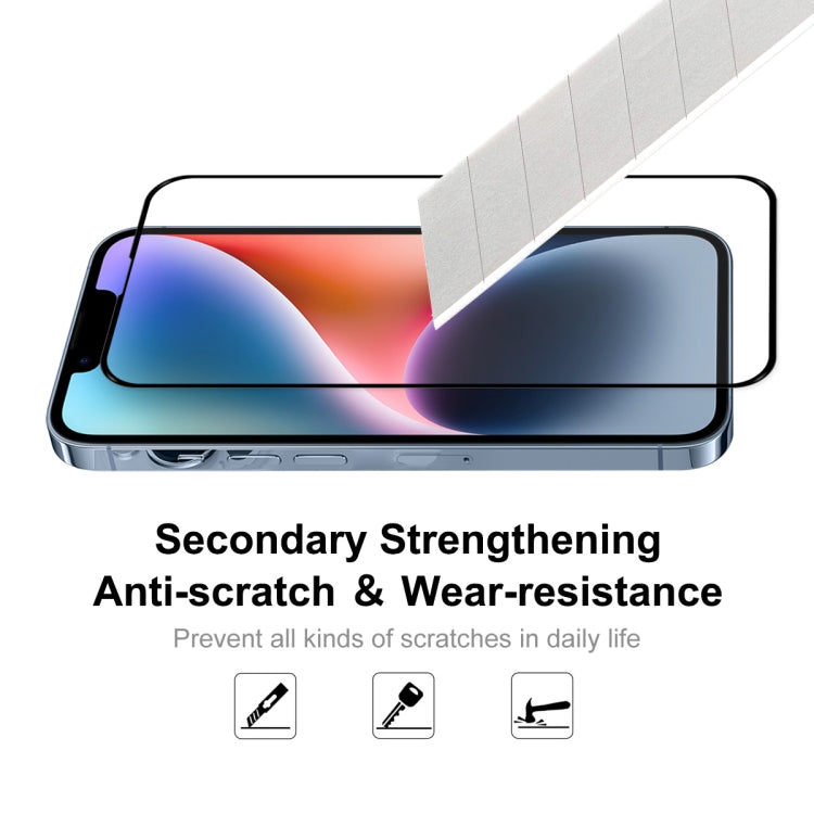 For iPhone 14 Plus 2pcs ENKAY 6D Full Glue Tempered Glass Full Film - free shipping - PMC TechLife - Order now!