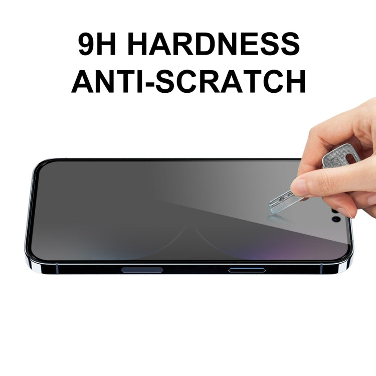 For iPhone 14 Pro 2pcs ENKAY 28 Degree Anti-peeping Tempered Glass Film - iPhone 14 Pro Tempered Glass by ENKAY | Online Shopping South Africa | PMC TechLife | Buy Now Pay Later Mobicred