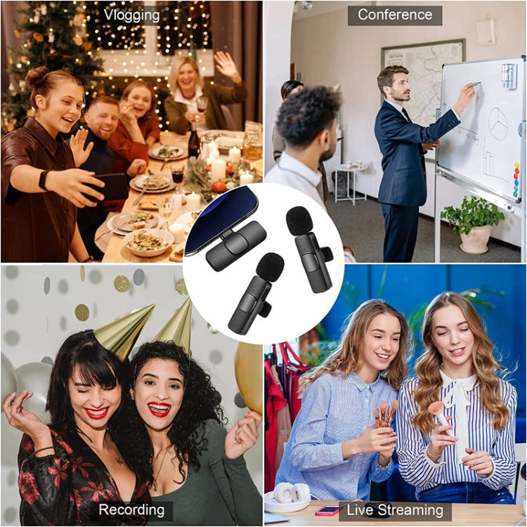 Wireless Lapel Microphones For Android Type C Device - Lavalier Microphone,Suitable For The YouTube | Facebook | Live Streaming | Interview Video | Tiktok - Microphone by PMC TechLife | Online Shopping South Africa | PMC TechLife