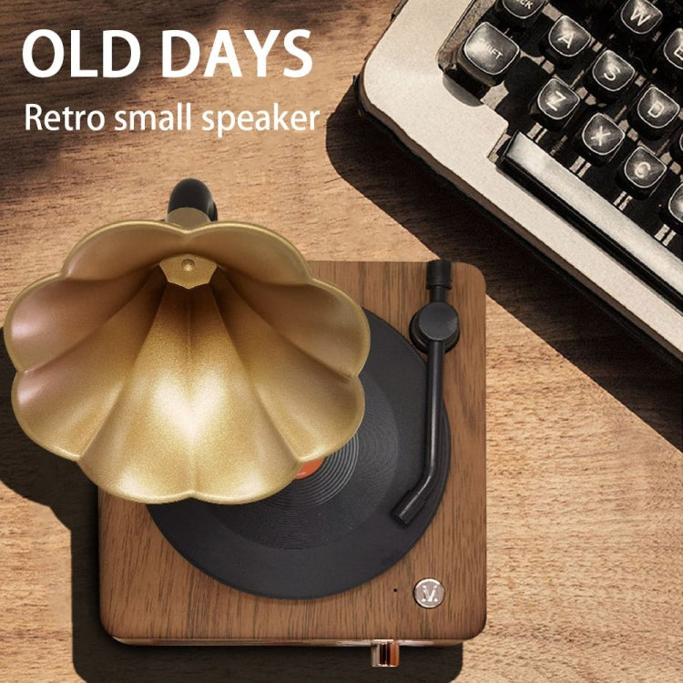 T15 Vinyl Atomic Bluetooth Retro Wireless Audio Desktop Speaker - Desktop Speaker by PMC TechLife | Online Shopping South Africa | PMC TechLife