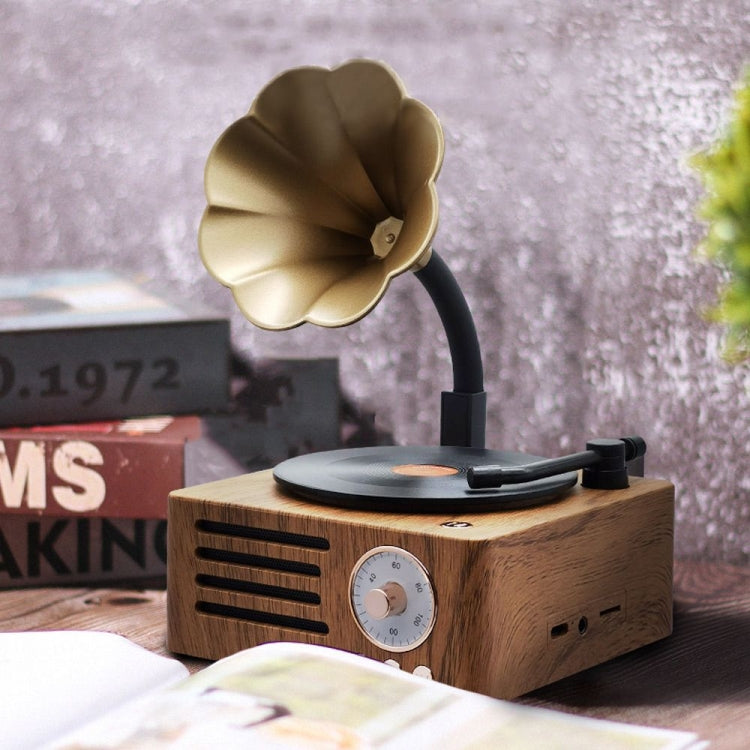 T15 Vinyl Atomic Bluetooth Retro Wireless Audio Desktop Speaker - Desktop Speaker by PMC TechLife | Online Shopping South Africa | PMC TechLife