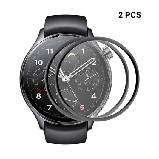 2 PCS For Xiaomi Watch S1 Pro ENKAY 3D Full Coverage Screen Protector Film - Screen Protector by ENKAY | Online Shopping South Africa | PMC Jewellery | Buy Now Pay Later Mobicred