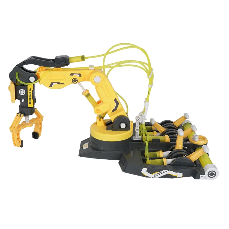 MoFun 102 Hydraulic Robot Arm 3 in 1 Science and Education Assembled Toys(Yellow) - DIY Developmental Toys by MoFun | Online Shopping South Africa | PMC Jewellery | Buy Now Pay Later Mobicred