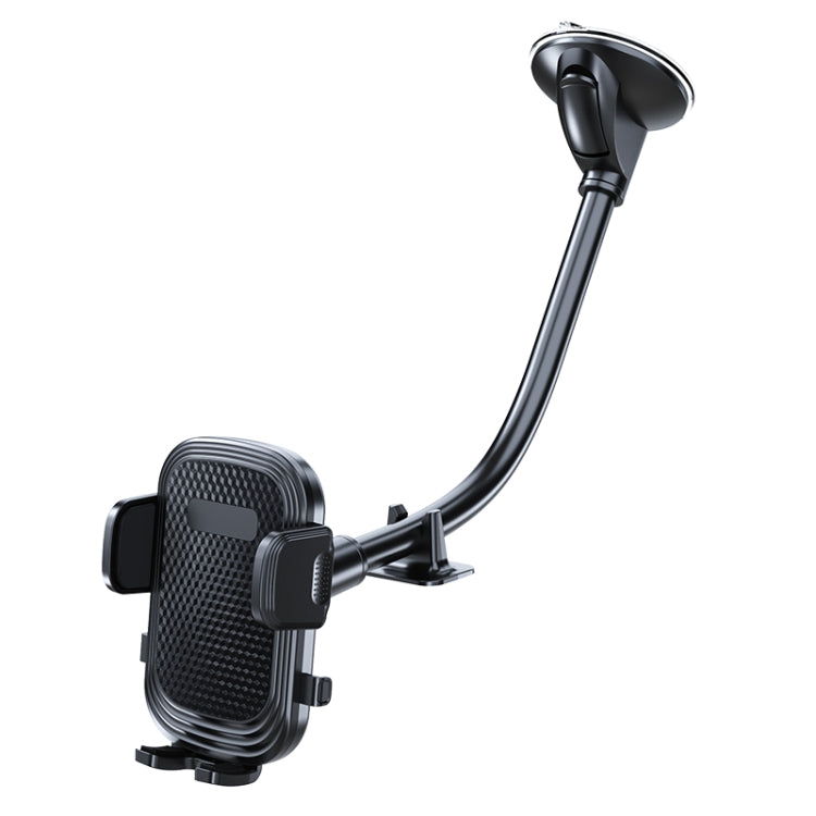 A190+X35 Car Phone Holder Windshield Sucker Mount Bendable Long Arm Stand - Car Holders by PMC Jewellery | Online Shopping South Africa | PMC Jewellery